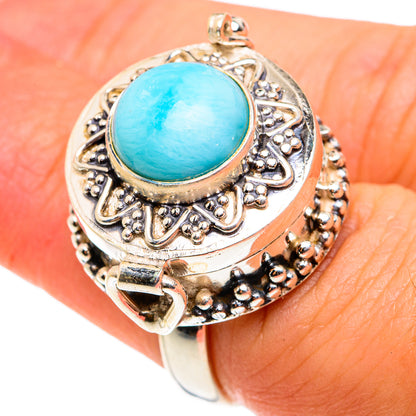 Larimar Rings handcrafted by Ana Silver Co - RING76589