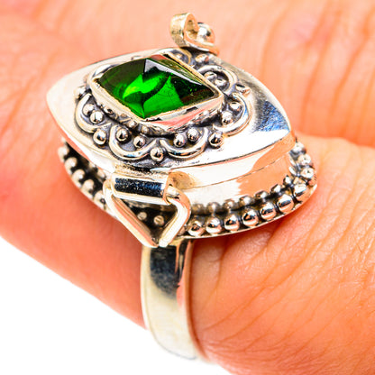 Chrome Diopside Rings handcrafted by Ana Silver Co - RING76596