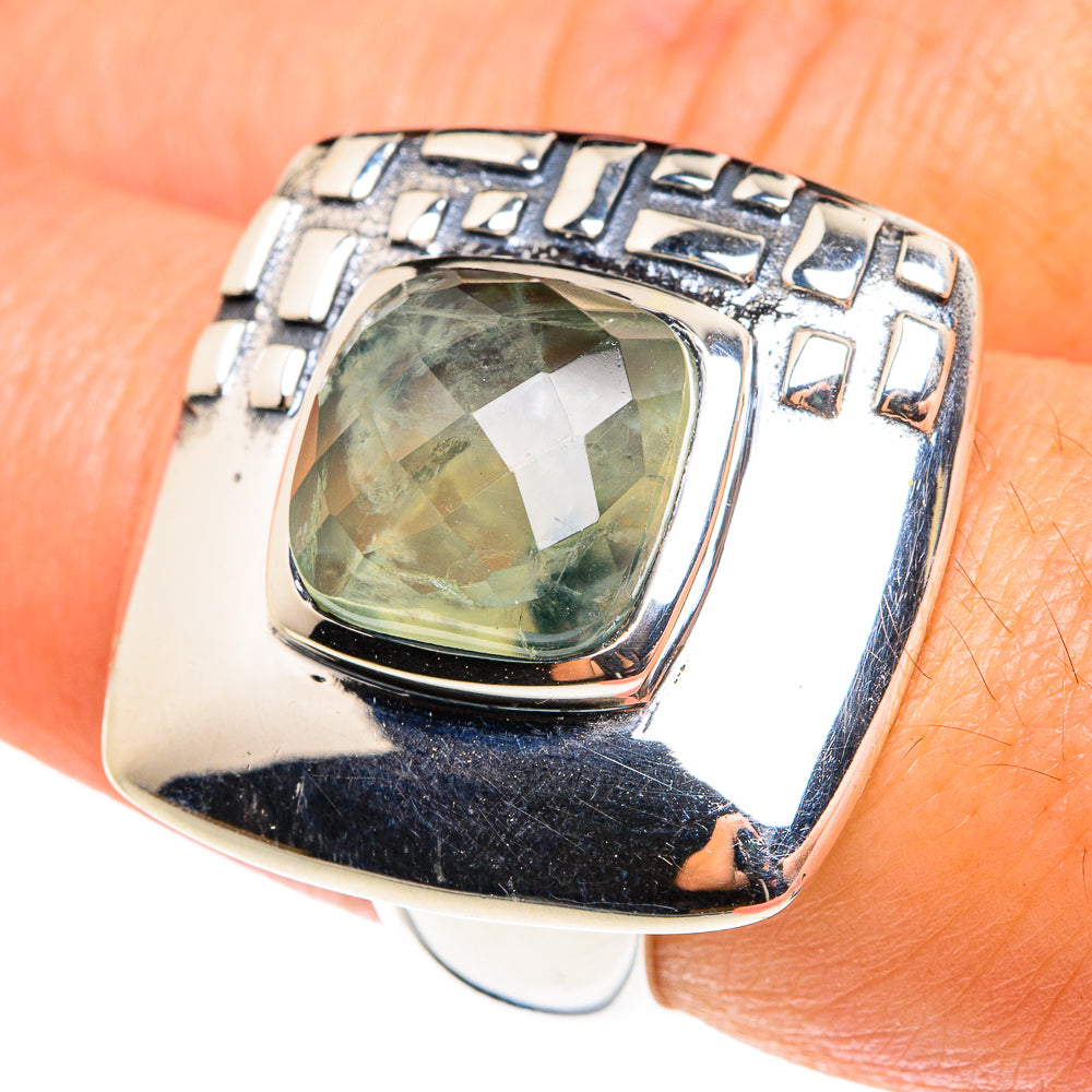 Prehnite Rings handcrafted by Ana Silver Co - RING76598