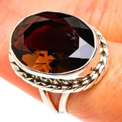 Smoky Quartz Rings handcrafted by Ana Silver Co - RING76601