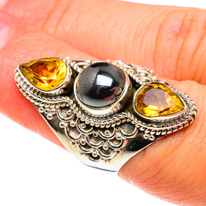 Hematite Rings handcrafted by Ana Silver Co - RING76603
