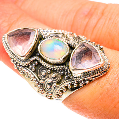 Ethiopian Opal Rings handcrafted by Ana Silver Co - RING76613