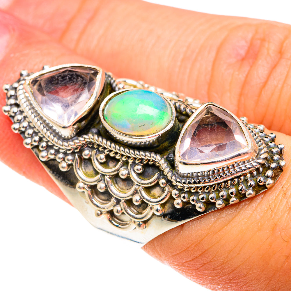 Ethiopian Opal Rings handcrafted by Ana Silver Co - RING76614