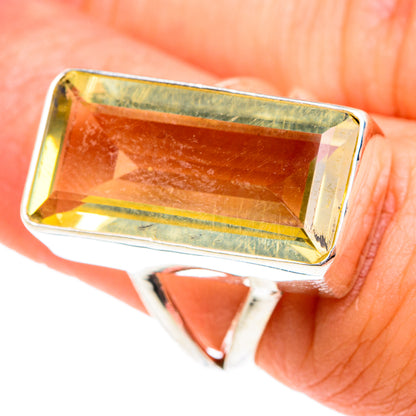 Lemon Quartz Rings handcrafted by Ana Silver Co - RING76616