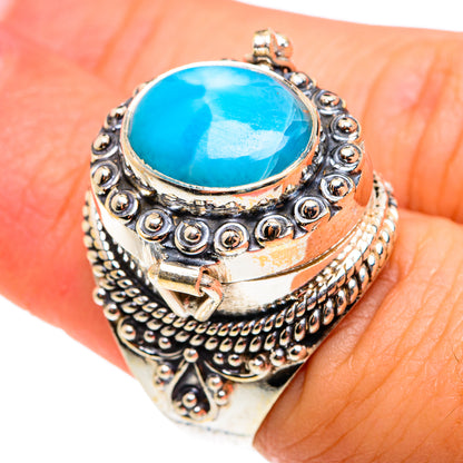 Larimar Rings handcrafted by Ana Silver Co - RING76617