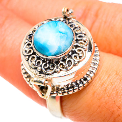 Larimar Rings handcrafted by Ana Silver Co - RING76618