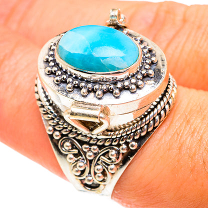 Larimar Rings handcrafted by Ana Silver Co - RING76623