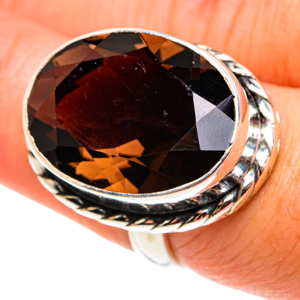 Smoky Quartz Rings handcrafted by Ana Silver Co - RING76632