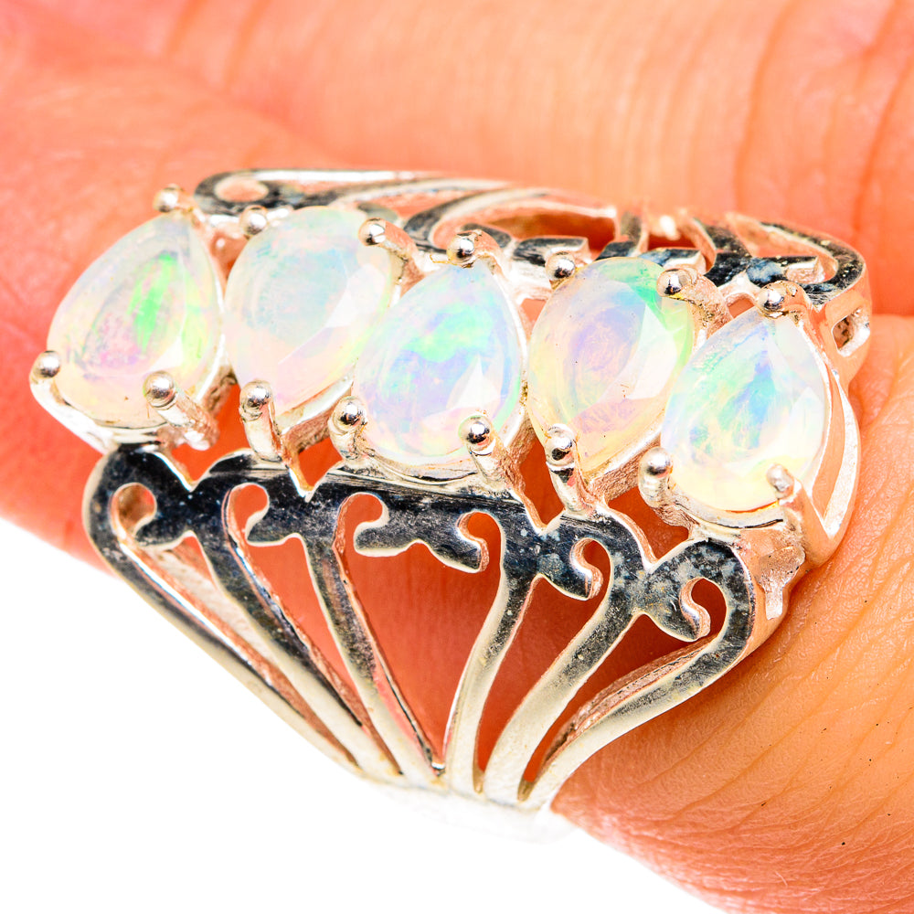 Ethiopian Opal Rings handcrafted by Ana Silver Co - RING76645