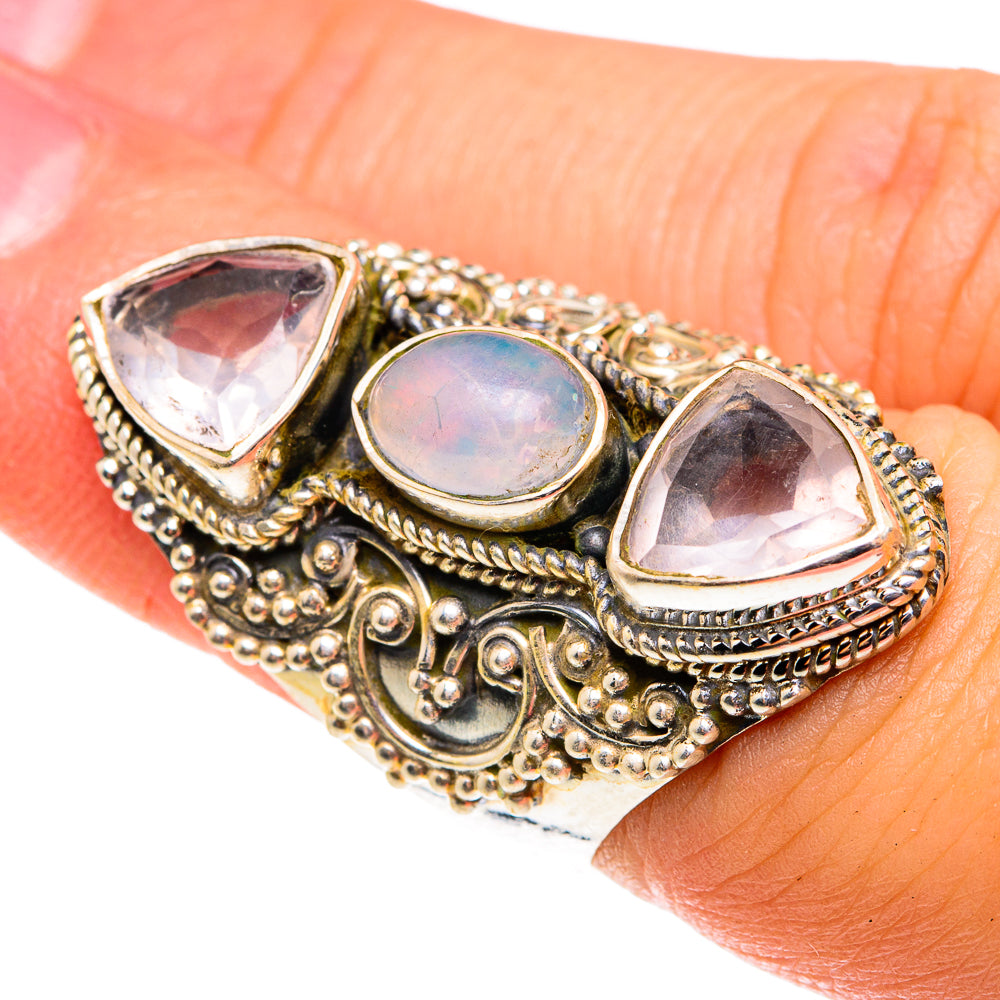 Ethiopian Opal Rings handcrafted by Ana Silver Co - RING76647