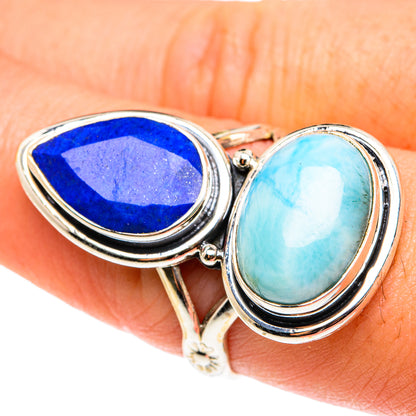 Larimar Rings handcrafted by Ana Silver Co - RING76651