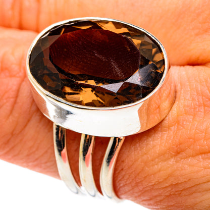 Smoky Quartz Rings handcrafted by Ana Silver Co - RING76658