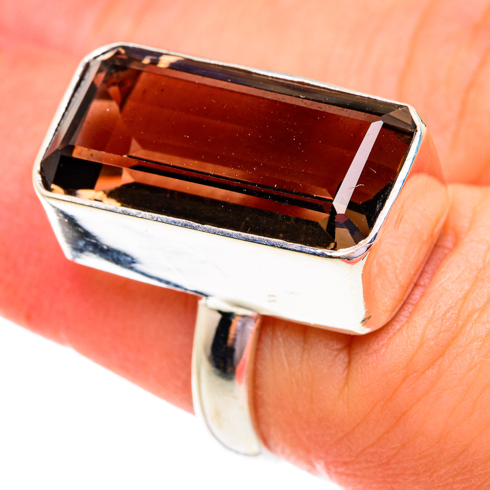 Smoky Quartz Rings handcrafted by Ana Silver Co - RING76679