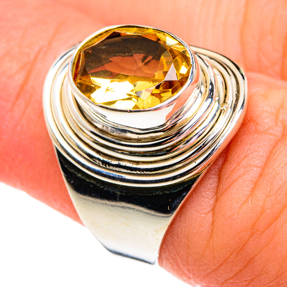Citrine Rings handcrafted by Ana Silver Co - RING76680
