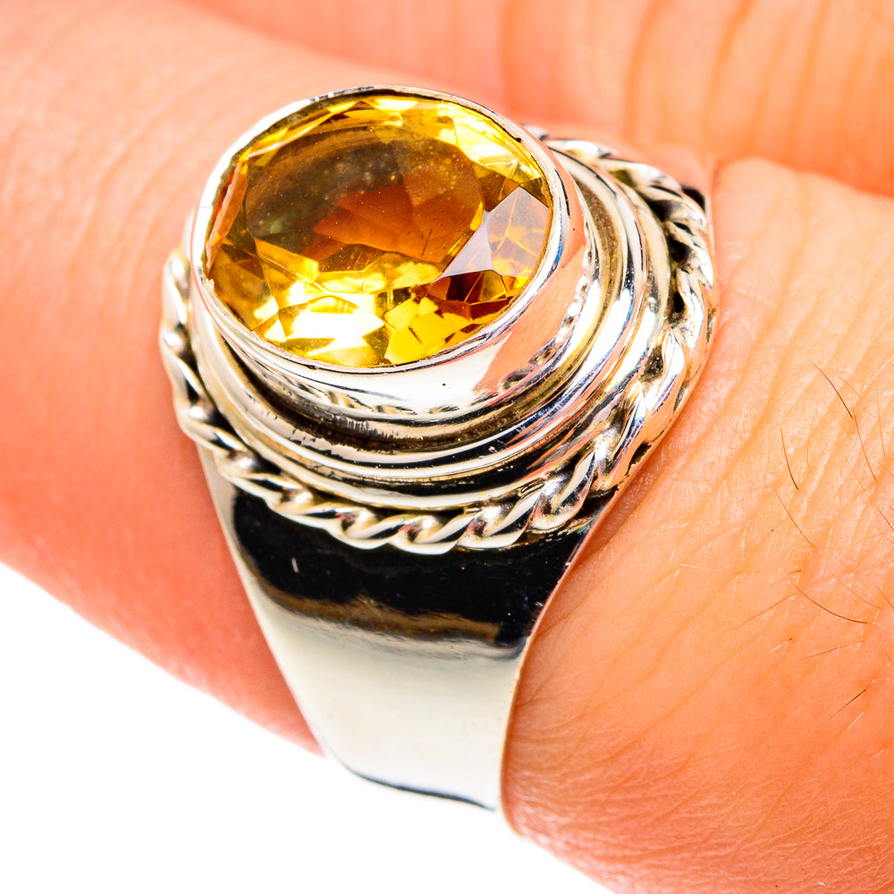 Citrine Rings handcrafted by Ana Silver Co - RING76681