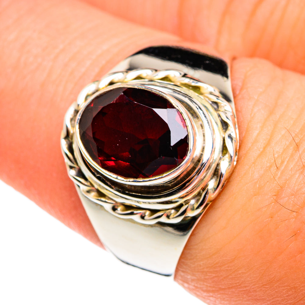 Garnet Rings handcrafted by Ana Silver Co - RING76684