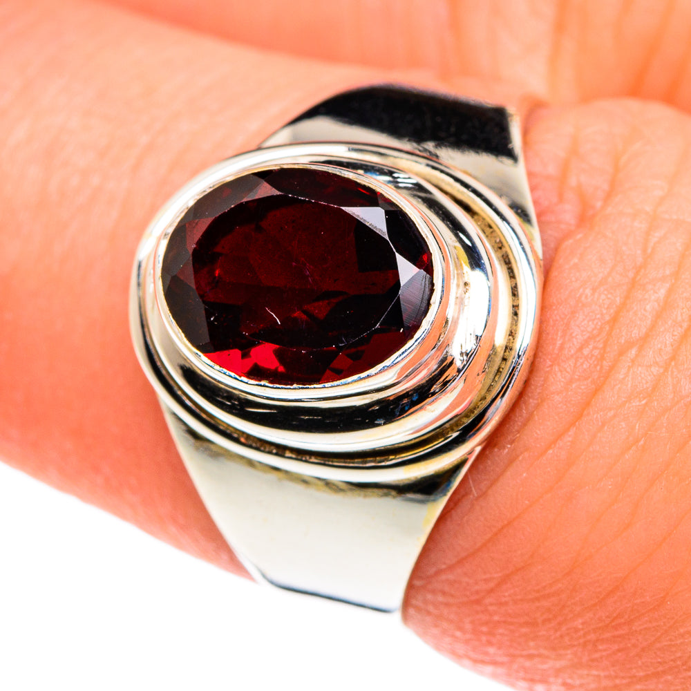 Garnet Rings handcrafted by Ana Silver Co - RING76685