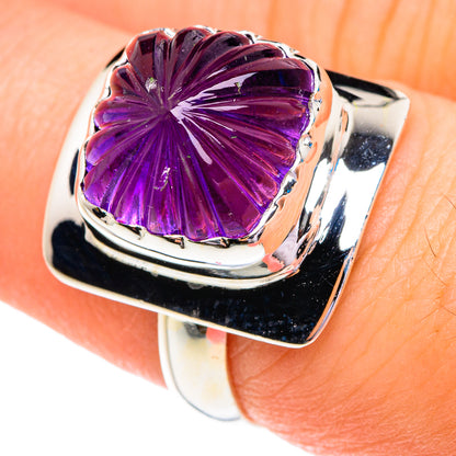 Amethyst Rings handcrafted by Ana Silver Co - RING76686