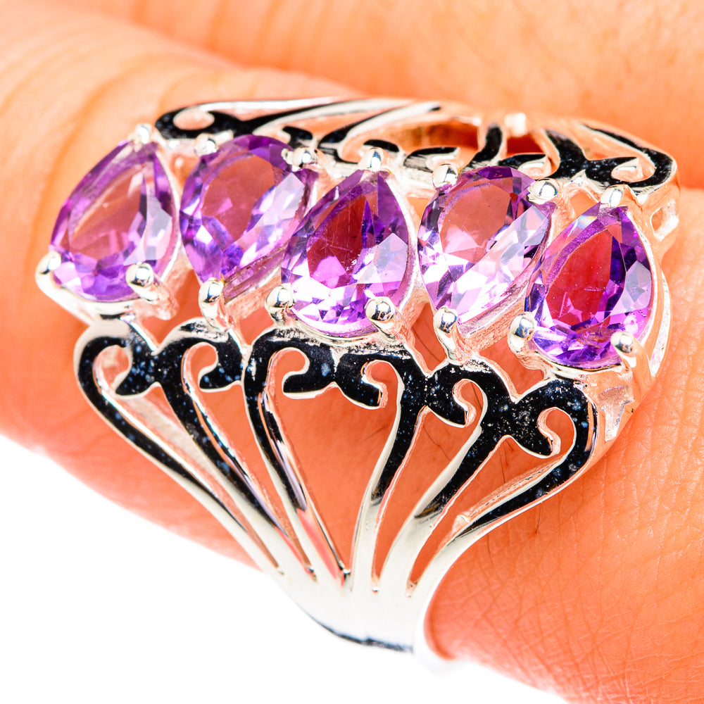 Amethyst Rings handcrafted by Ana Silver Co - RING76687