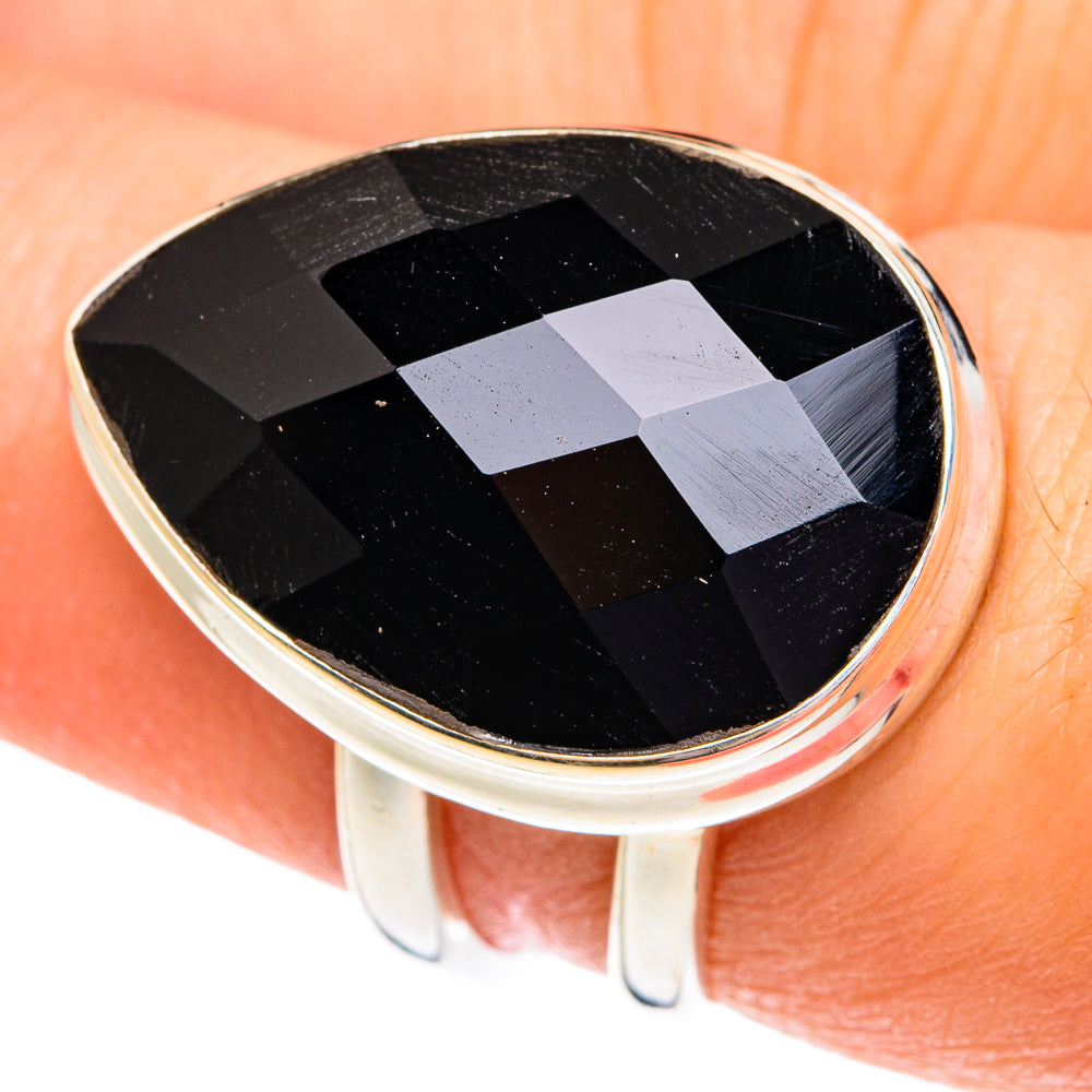 Black Onyx Rings handcrafted by Ana Silver Co - RING76693