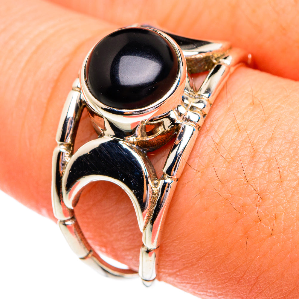 Black Onyx Rings handcrafted by Ana Silver Co - RING76694