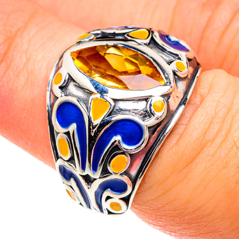 Citrine Rings handcrafted by Ana Silver Co - RING76697