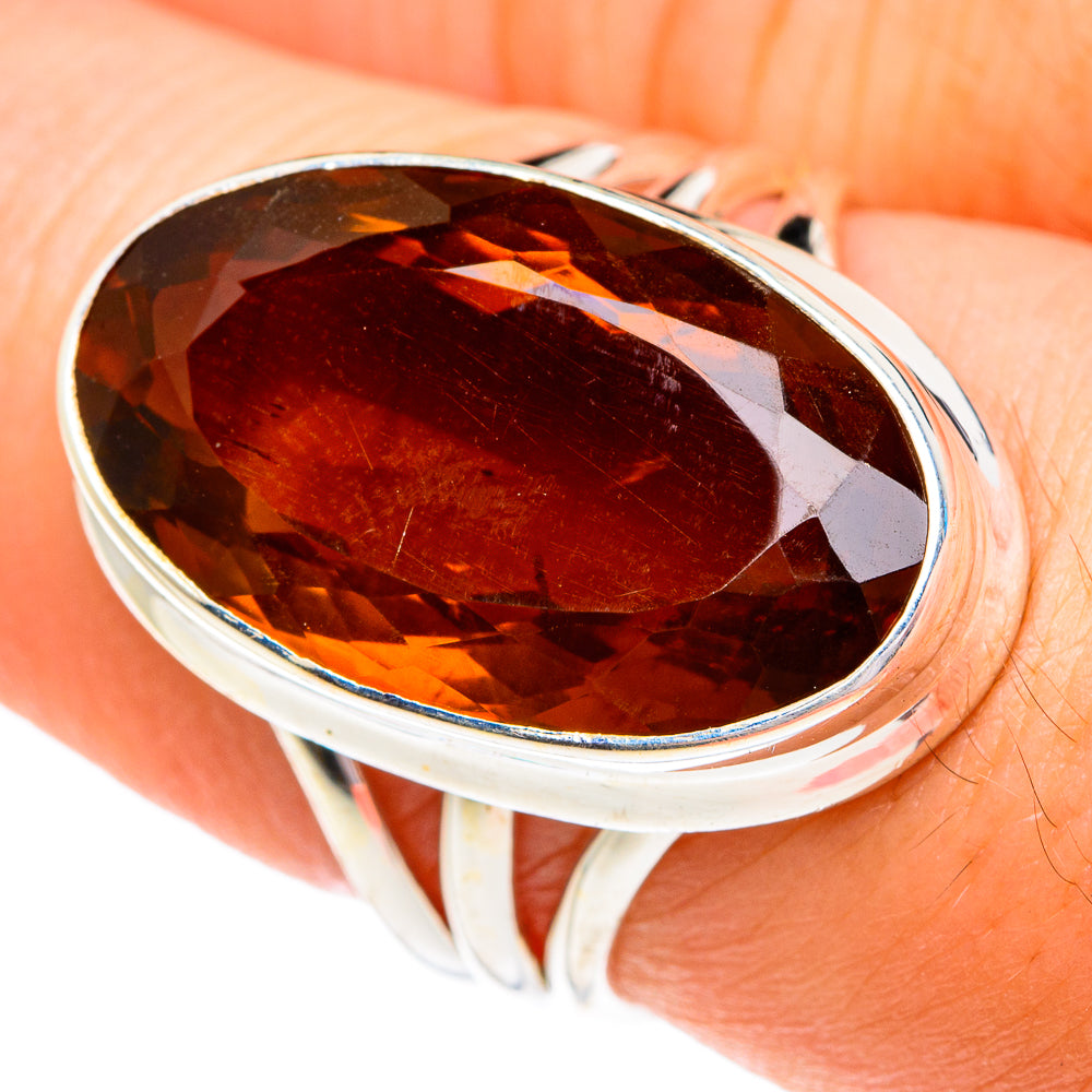 Mandarin Citrine Rings handcrafted by Ana Silver Co - RING76707