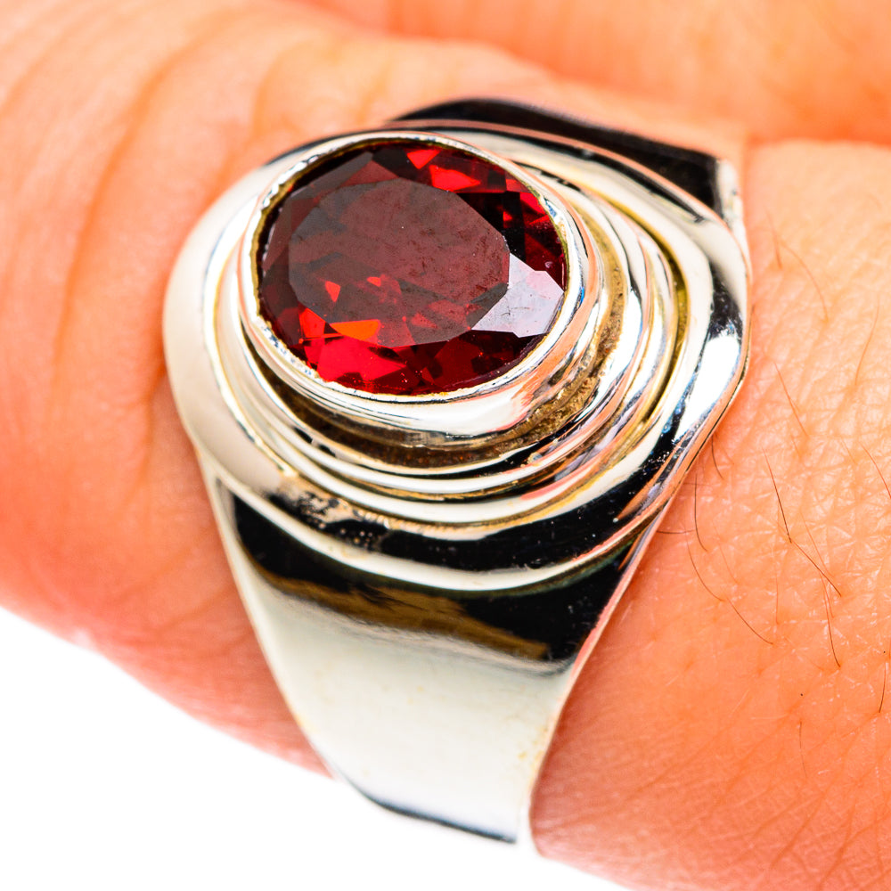 Garnet Rings handcrafted by Ana Silver Co - RING76713
