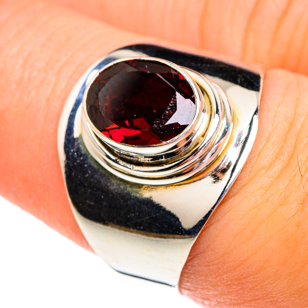 Garnet Rings handcrafted by Ana Silver Co - RING76714
