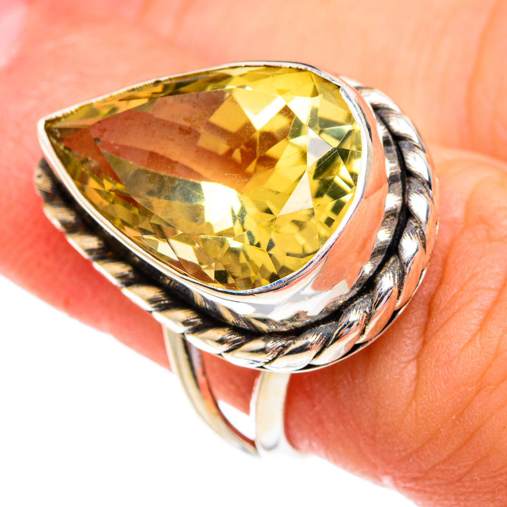 Citrine Rings handcrafted by Ana Silver Co - RING76727