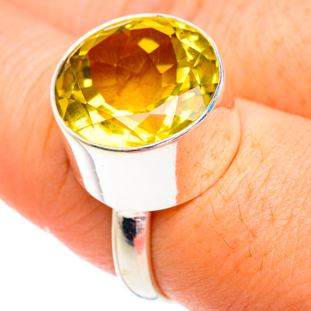 Citrine Rings handcrafted by Ana Silver Co - RING76728