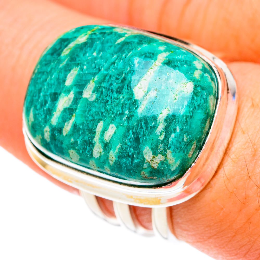 Amazonite Rings handcrafted by Ana Silver Co - RING76734