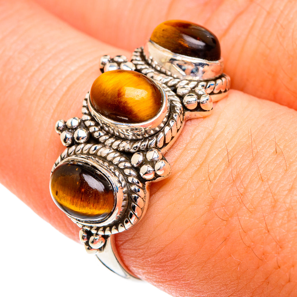 Tiger Eye Rings handcrafted by Ana Silver Co - RING76735