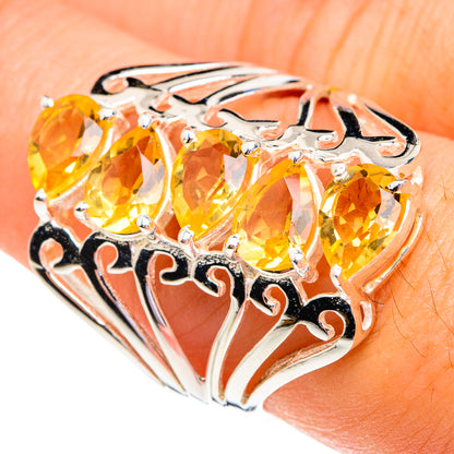 Citrine Rings handcrafted by Ana Silver Co - RING76737