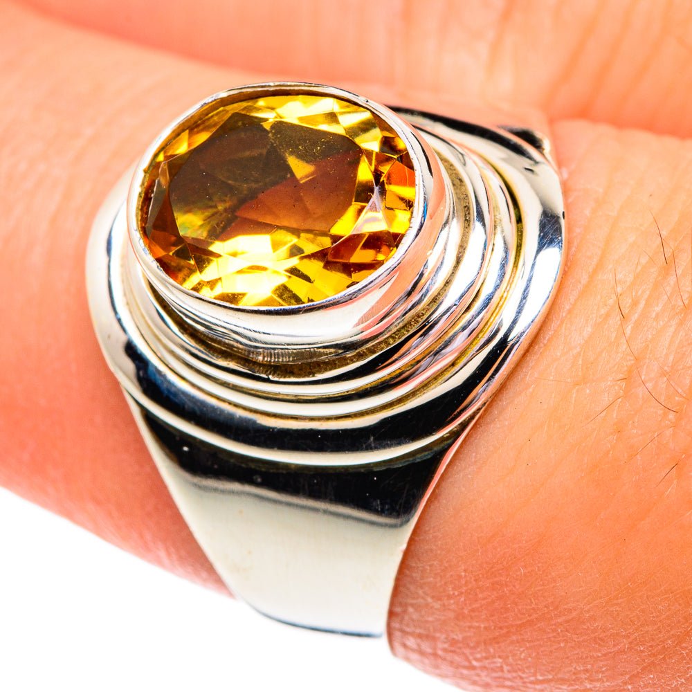 Citrine Rings handcrafted by Ana Silver Co - RING76738