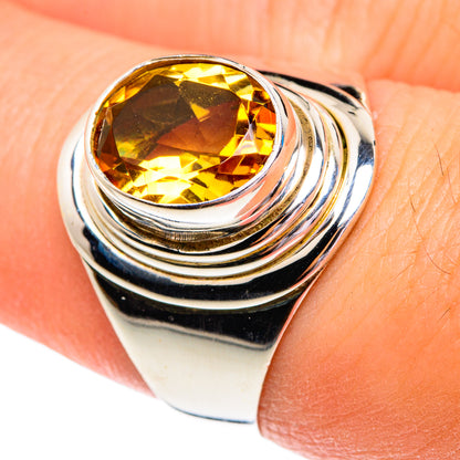 Citrine Rings handcrafted by Ana Silver Co - RING76738