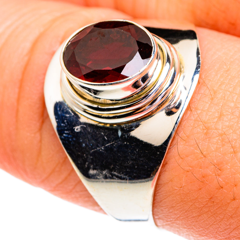 Garnet Rings handcrafted by Ana Silver Co - RING76741