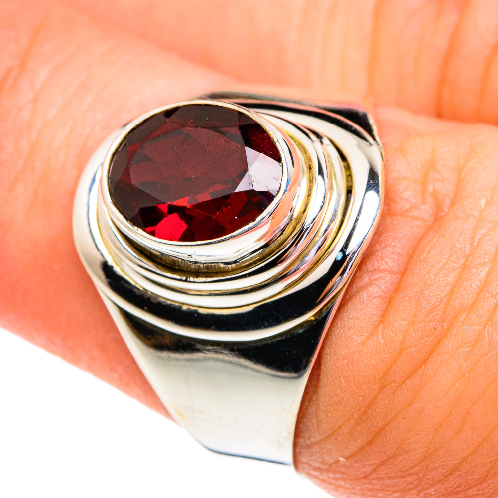 Garnet Rings handcrafted by Ana Silver Co - RING76742