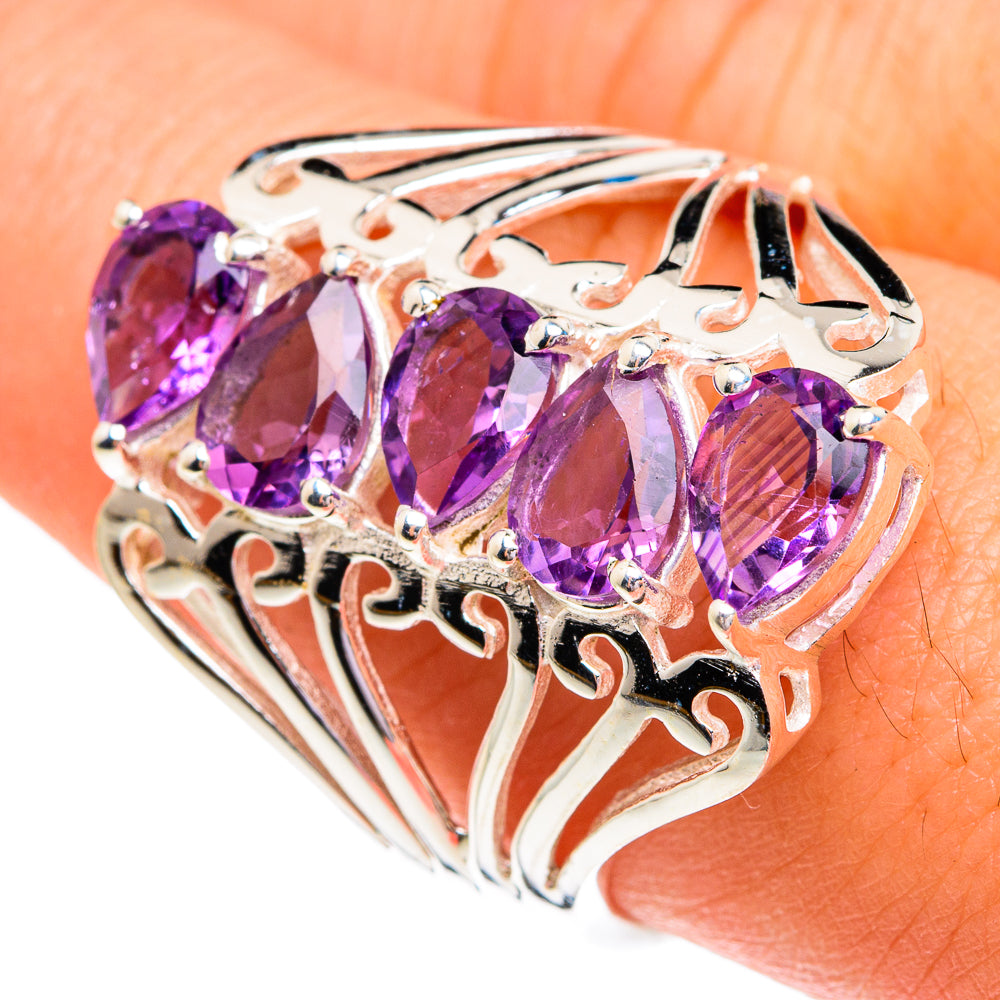 Amethyst Rings handcrafted by Ana Silver Co - RING76745