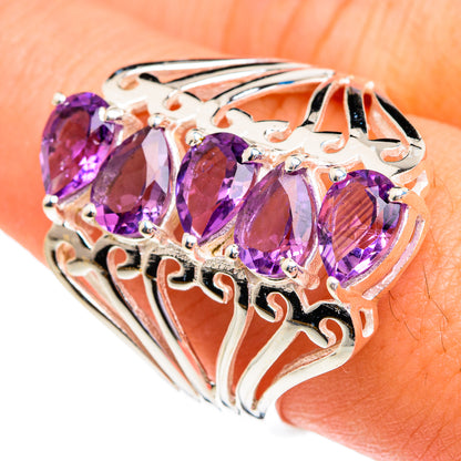 Amethyst Rings handcrafted by Ana Silver Co - RING76745