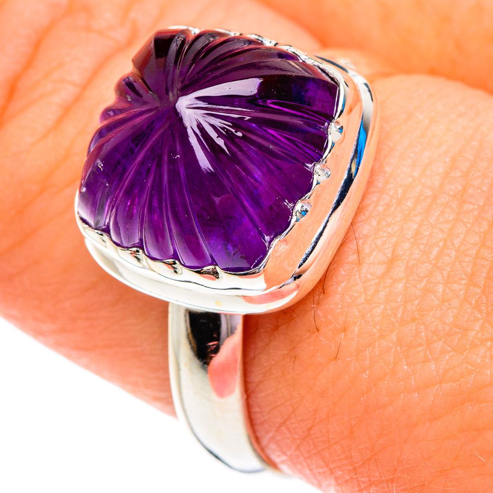 Amethyst Rings handcrafted by Ana Silver Co - RING76746