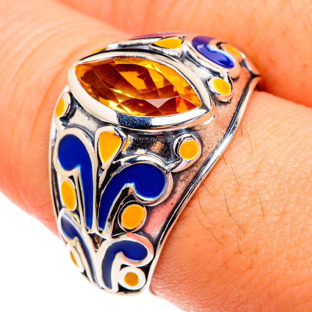 Citrine Rings handcrafted by Ana Silver Co - RING76752