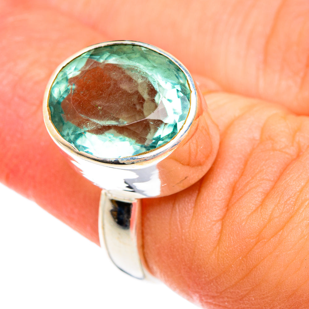Aquamarine Rings handcrafted by Ana Silver Co - RING76759