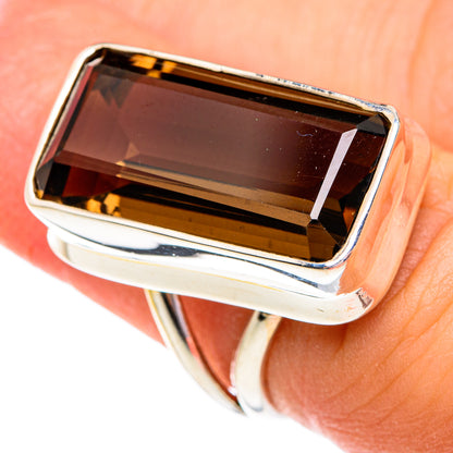 Smoky Quartz Rings handcrafted by Ana Silver Co - RING76760