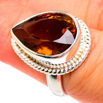 Mandarin Citrine Rings handcrafted by Ana Silver Co - RING76761