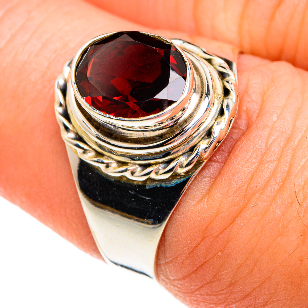 Garnet Rings handcrafted by Ana Silver Co - RING76767
