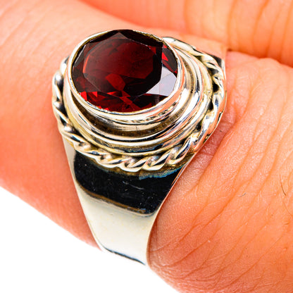Garnet Rings handcrafted by Ana Silver Co - RING76767