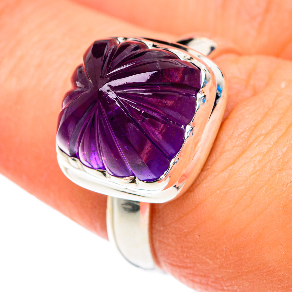 Amethyst Rings handcrafted by Ana Silver Co - RING76769
