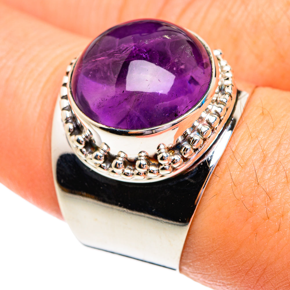 Amethyst Rings handcrafted by Ana Silver Co - RING76771