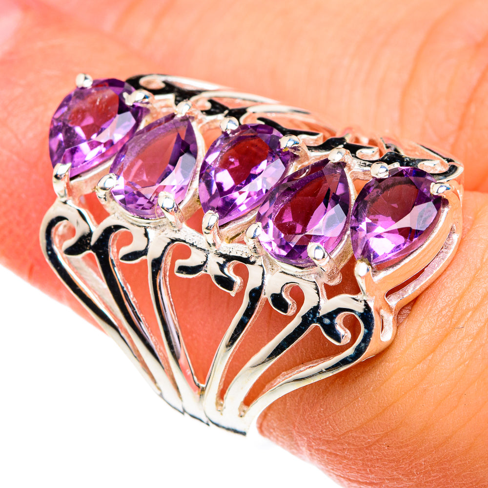 Amethyst Rings handcrafted by Ana Silver Co - RING76772